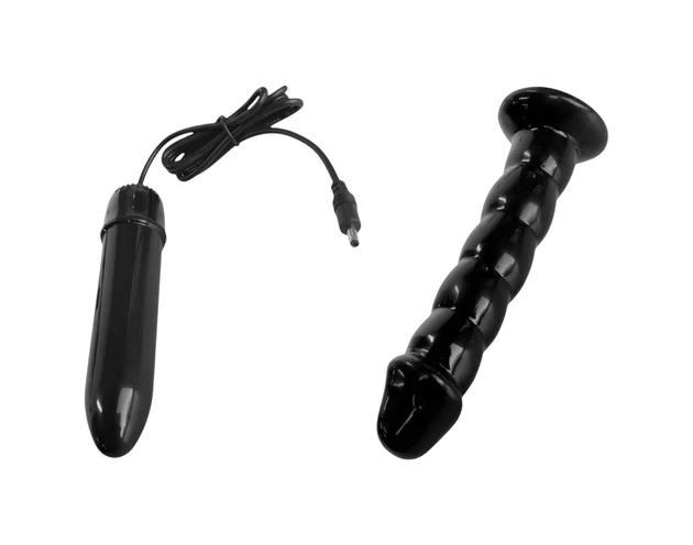 Fetish Body Dock Pro - szexgép (fekete)