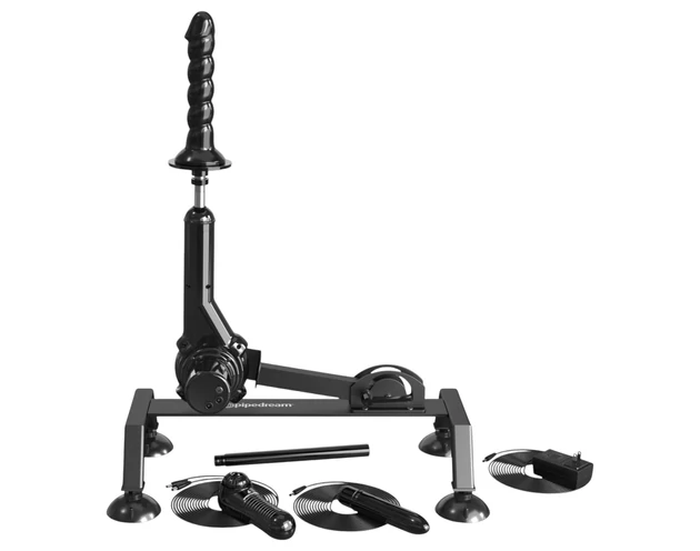 Fetish Body Dock Pro - szexgép (fekete)