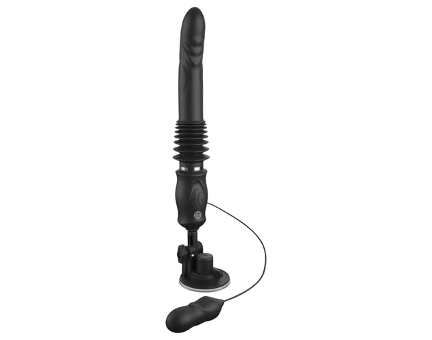 Fetish - lökő vibrátor (fekete)