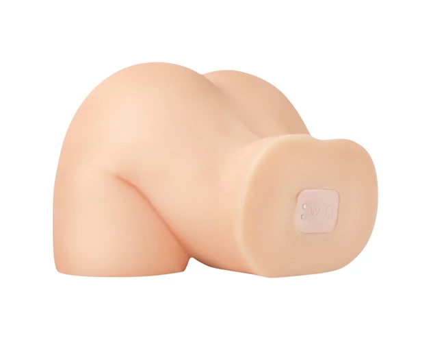 PDX Elite - vibrációs 2in1 maszturbátor (natúr)