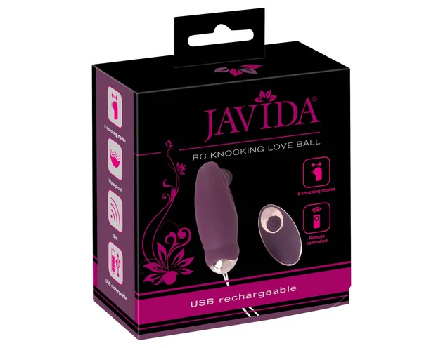 Javida - rádiós, pulzáló vibrotojás (lila)