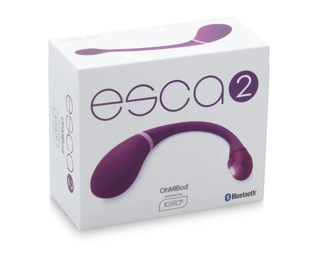 Kiiro Ohmibod Esca 2 - akkus, okos vibrációs tojás (lila)