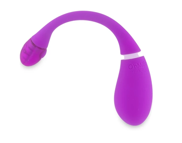 Kiiro Ohmibod Esca 2 - akkus, okos vibrációs tojás (lila)