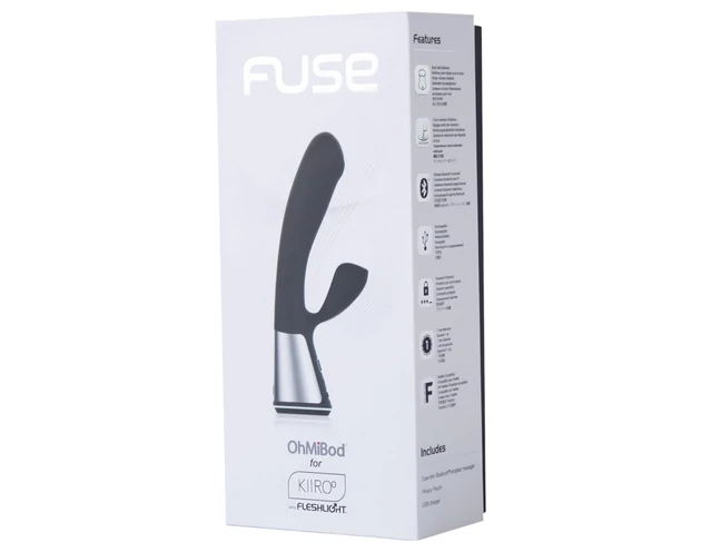 Fleshlight OHMIBOD Kiiroo - okos csiklókaros vibrátor (fekete)