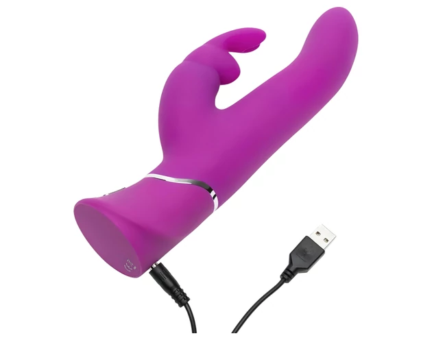 Happyrabbit Power Motion - akkus, vízálló, lökő vibrátor (lila)