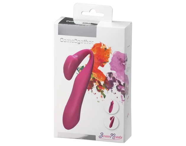 BeauMents Come2gether - akkus, vízálló párvibrátor (pink)