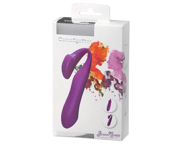 BeauMents Come2gether - akkus, vízálló párvibrátor (lila)