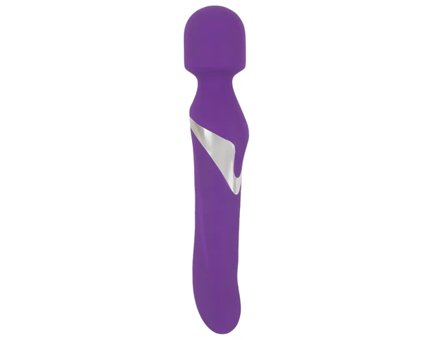 Javida Wand & Pearl - 2in1 masszírozó vibrátor (lila)