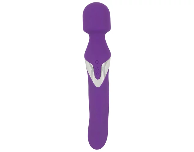 Javida Wand & Pearl - 2in1 masszírozó vibrátor (lila)