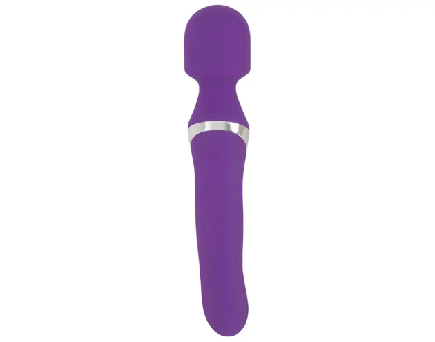 Javida Wand & Pearl - 2in1 masszírozó vibrátor (lila)