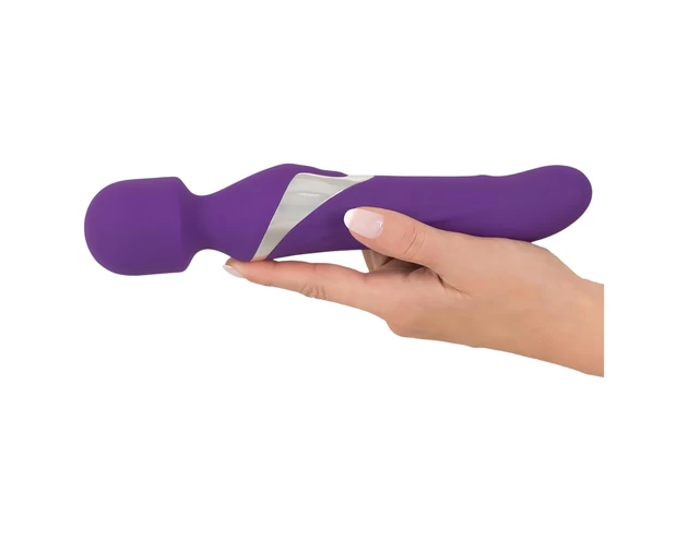Javida Wand & Pearl - 2in1 masszírozó vibrátor (lila)