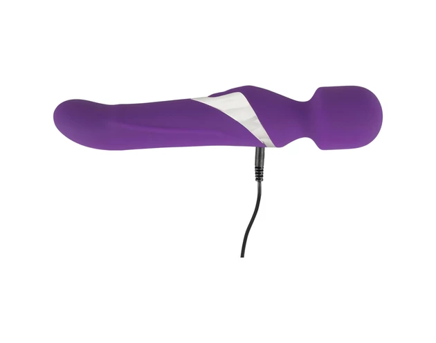 Javida Wand & Pearl - 2in1 masszírozó vibrátor (lila)