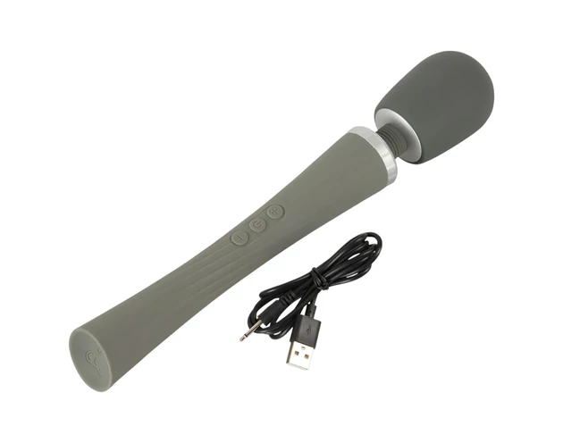 You2Toys - Super Strong Wand - masszírozó vibrátor (szürke)