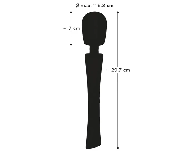 You2Toys - Super Strong Wand - masszírozó vibrátor (szürke)