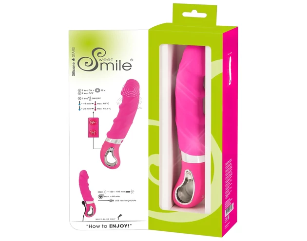 SMILE Soft - akkus, melegítő vibrátor (pink)