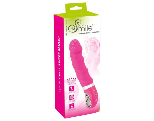 SMILE Soft - akkus, melegítő vibrátor (pink)