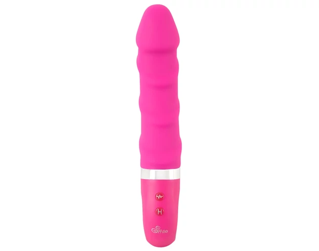 SMILE Soft - akkus, melegítő vibrátor (pink)