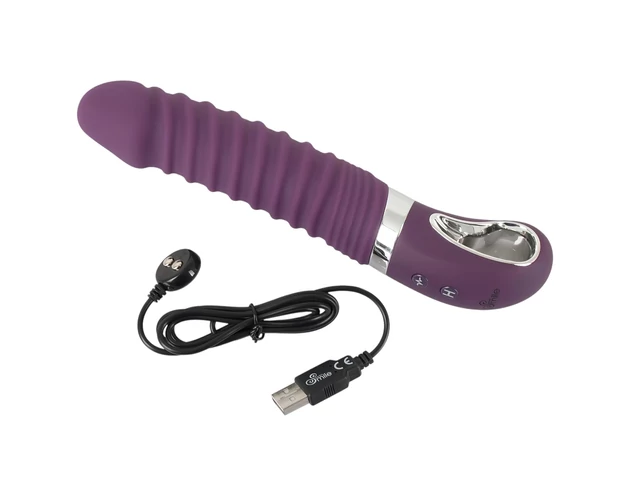 SMILE Soft - akkus, melegítő vibrátor (lila)