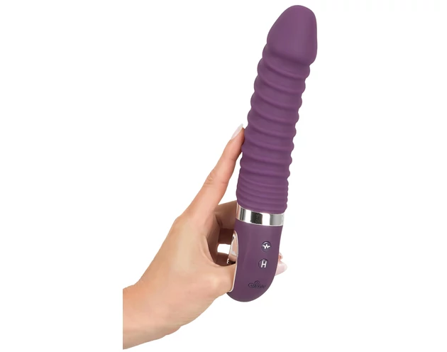 SMILE Soft - akkus, melegítő vibrátor (lila)