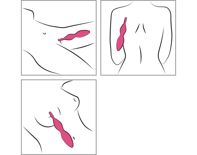 SMILE - Spot - akkus, csiklóvibrátor szett - lila (3 részes)