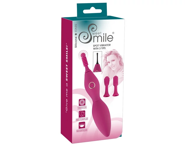 SMILE - Spot - akkus, csiklóvibrátor szett - lila (3 részes)