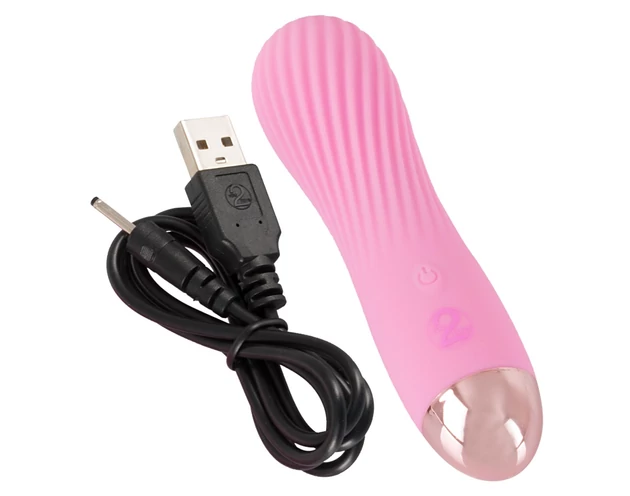 Cuties Mini - akkus, vízálló, spirál vibrátor (pink)