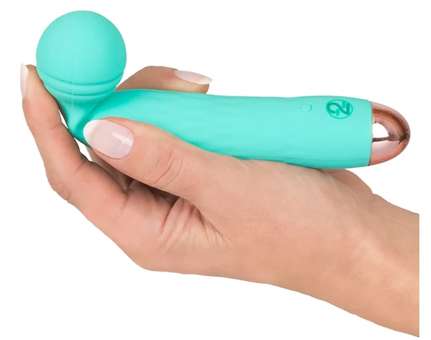 Cuties Mini Wand - akkus, vízálló, masszírozó vibrátor (zöld)