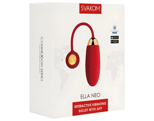 Svakom Ella Neo - okos, vibrációs tojás (piros)