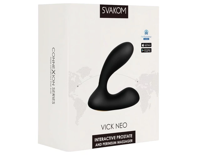 Svakom Vick Neo - akkus VR anál vibrátor (fekete)