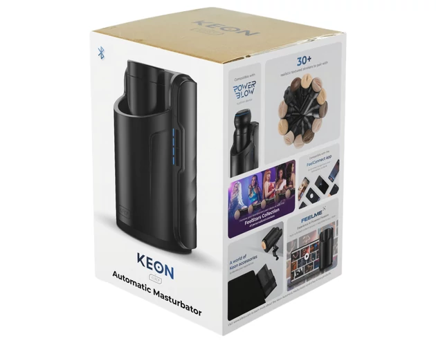 Kiiroo Keon Automatic - interaktív, okos maszturbátor (fekete)