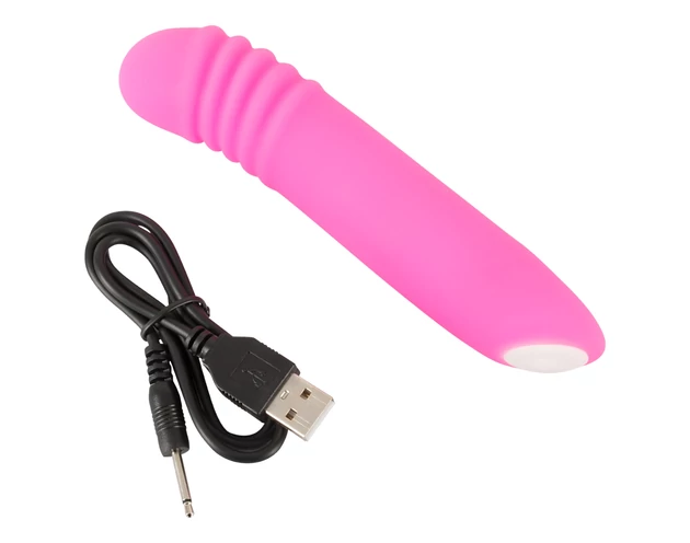 You2Toys - Flashing Mini Vibe - akkus, világító vibrátor (pink)