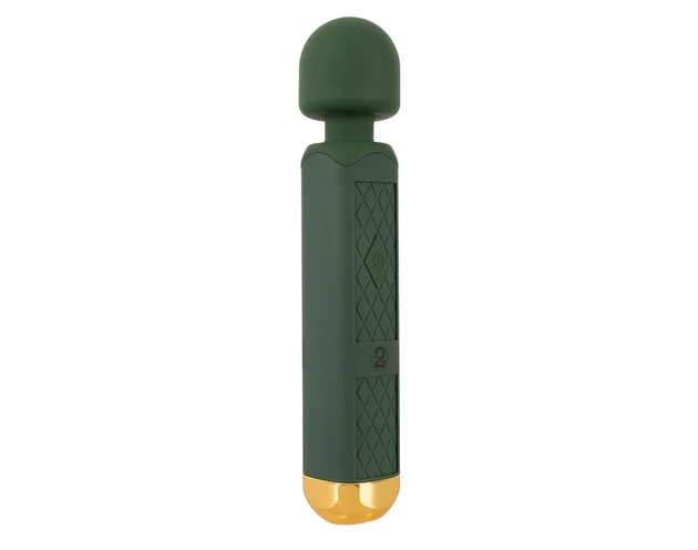 Emerald Love Wand - akkus, vízálló masszírozó vibrátor (zöld)