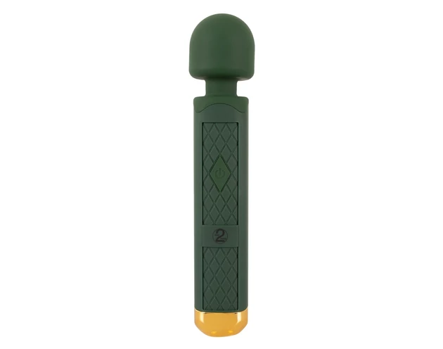 Emerald Love Wand - akkus, vízálló masszírozó vibrátor (zöld)