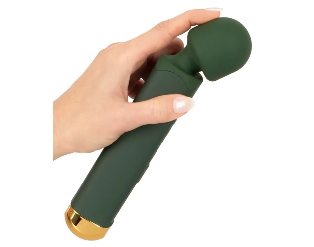 Emerald Love Wand - akkus, vízálló masszírozó vibrátor (zöld)