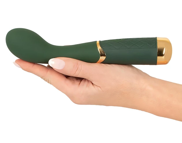 Emerald Love - akkus, vízálló G-pont vibrátor (zöld)