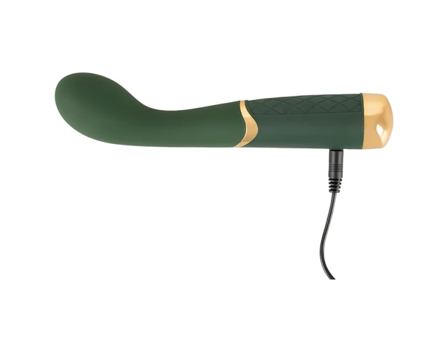 Emerald Love - akkus, vízálló G-pont vibrátor (zöld)