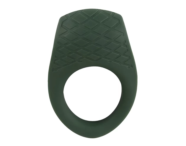 Emerald Love - akkus, vízálló vibrációs péniszgyűrű (zöld)