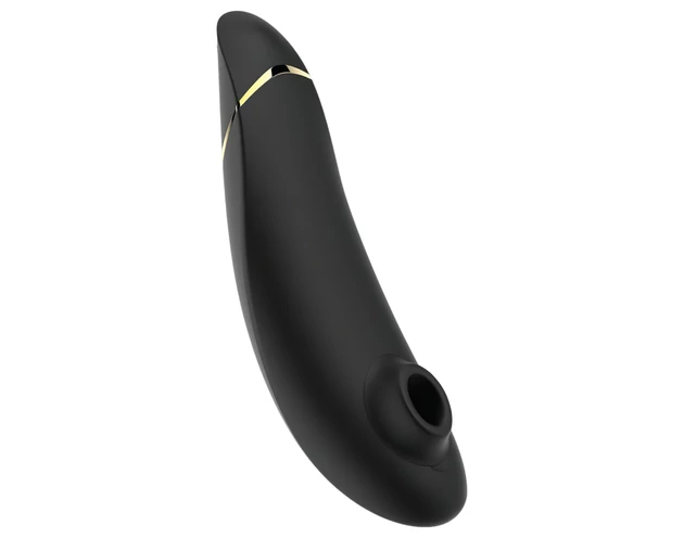 Womanizer Golden Moments 2 - csikló- és párvibrátor (fekete)