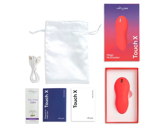 We-Vibe Touch X - akkus, vízálló csikló vibrátor (korall)