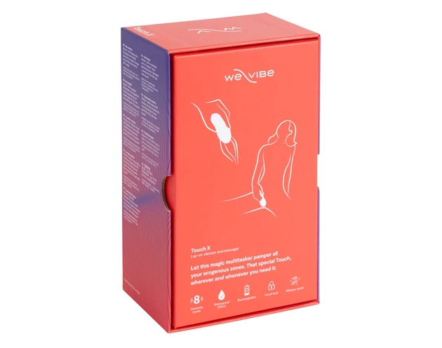 We-Vibe Touch X - akkus, vízálló csikló vibrátor (korall)