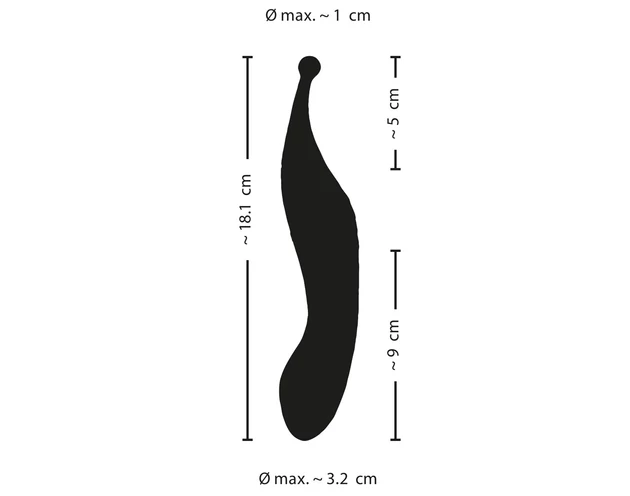 SMILE Double - akkus, 2in1 csiklóvibrátor (lila)