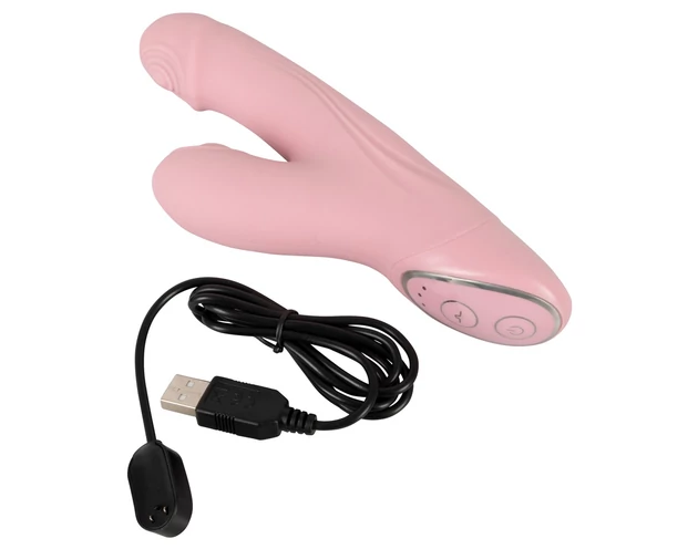 SMILE Thumping G-Spot Massager - pulzáló, masszírozó vibrátor (pink)