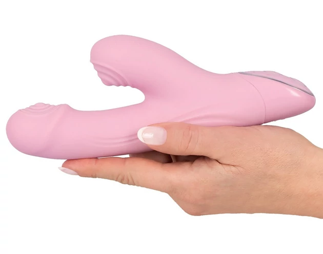 SMILE Thumping G-Spot Massager - pulzáló, masszírozó vibrátor (pink)
