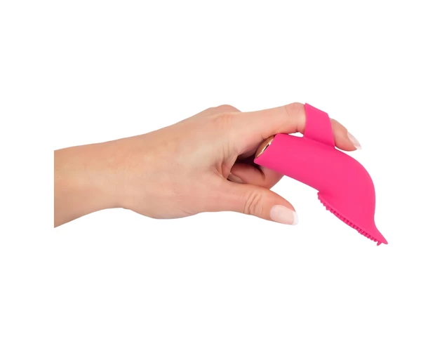 SMILE Licking - léghullámos-nyelves ujjvibrátor (pink)