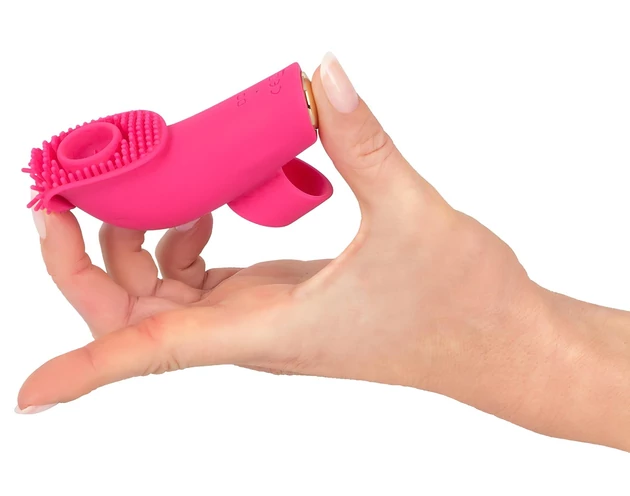 SMILE Licking - léghullámos-nyelves ujjvibrátor (pink)