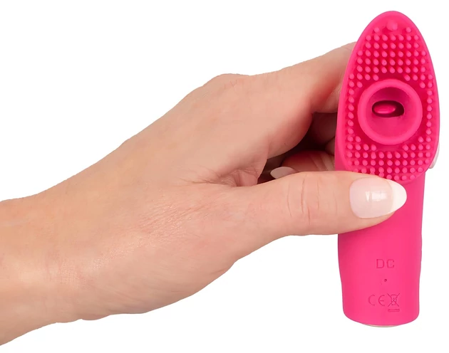 SMILE Licking - léghullámos-nyelves ujjvibrátor (pink)