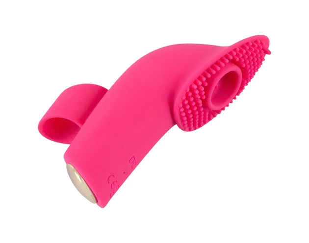SMILE Licking - léghullámos-nyelves ujjvibrátor (pink)