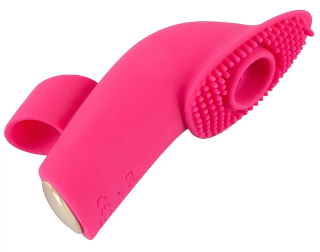 SMILE Licking - léghullámos-nyelves ujjvibrátor (pink)