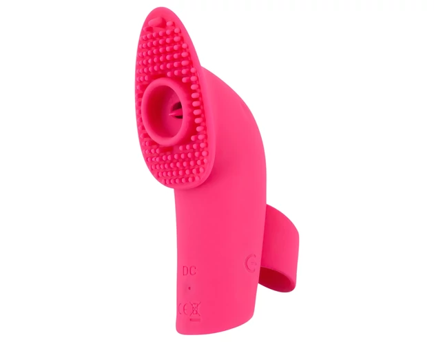 SMILE Licking - léghullámos-nyelves ujjvibrátor (pink)