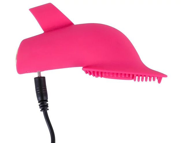 SMILE Licking - léghullámos-nyelves ujjvibrátor (pink)